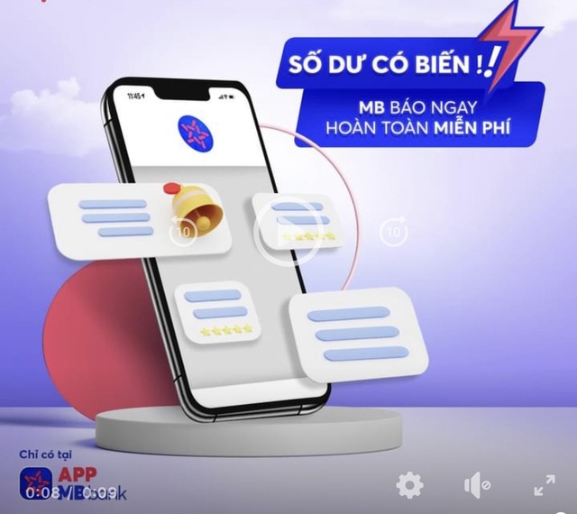 MB mách bạn cách nhận biến động số dư tài khoản với phí 0 đồng - Ảnh 1. MB mách bạn cách nhận biến động số dư tài khoản với phí 0 đồng - Ảnh 1.