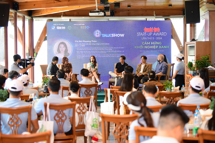 Talkshow Định hướng khởi nghiệp xanh: cuộc gặp giữa start-up trẻ và các golfer đặc biệt - Ảnh 1.