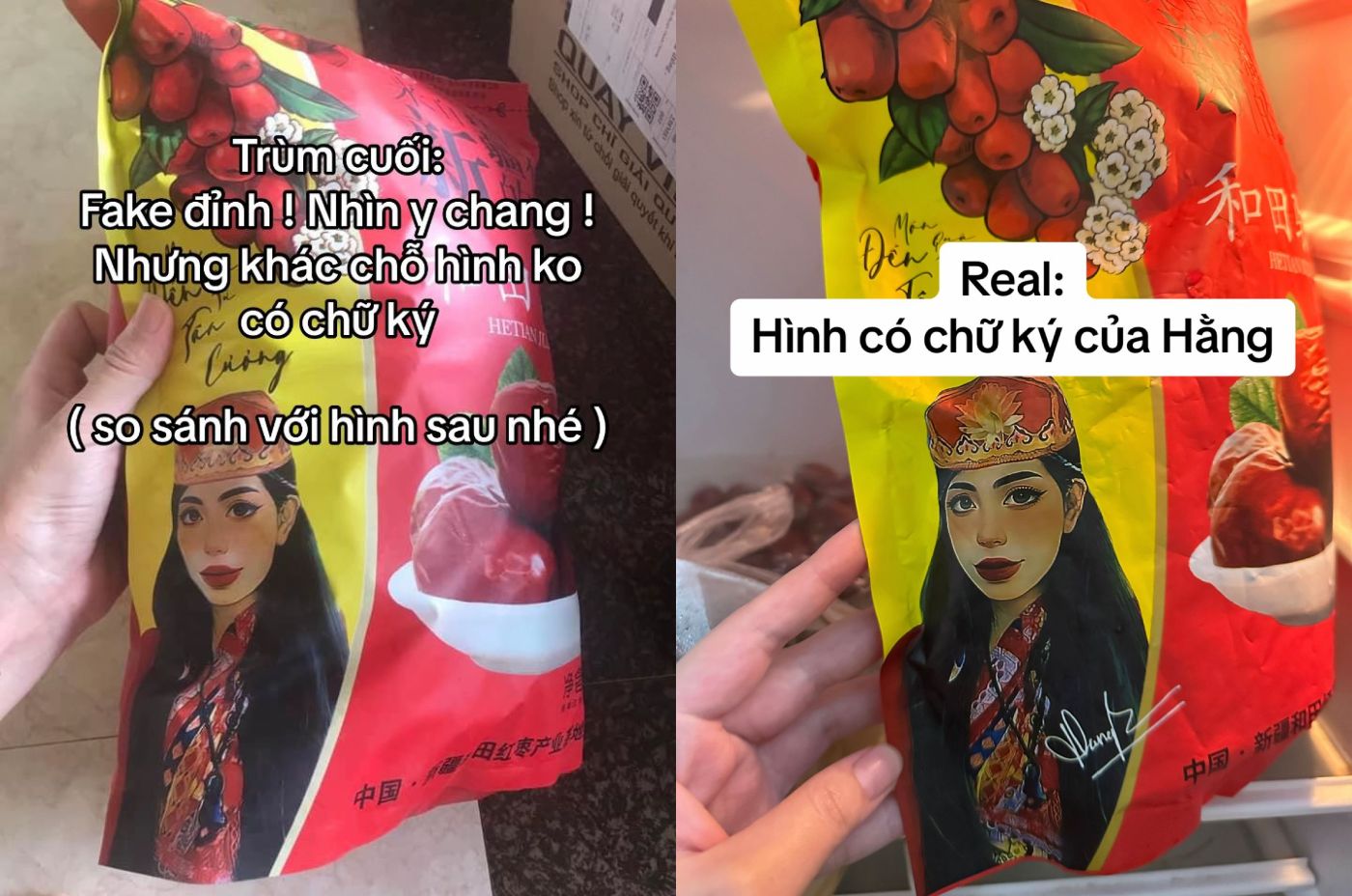 Táo đỏ Hằng Du Mục "nhái" phải nhìn kỹ chi tiết này mới không bị nhầm- Ảnh 1. Táo đỏ Hằng Du Mục "nhái" phải nhìn kỹ chi tiết này mới không bị nhầm- Ảnh 1.