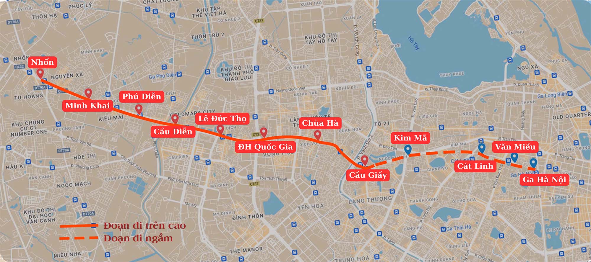 Đoạn trên cao đã hoạt động, đoạn đi ngầm của đường sắt Nhổn - ga Hà Nội giờ ra sao?- Ảnh 1. Đoạn trên cao đã hoạt động, đoạn đi ngầm của đường sắt Nhổn - ga Hà Nội giờ ra sao?- Ảnh 1.