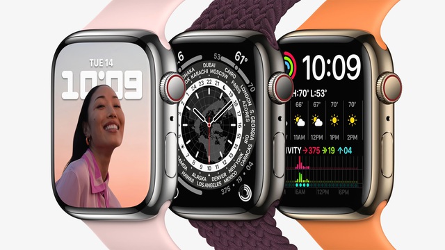 Apple ra mắt đồng hồ Watch Series 7 mới, màn hình lớn nhất từ trước đến nay, giá 12 triệu đồng tại Việt Nam - Ảnh 1. Apple ra mắt đồng hồ Watch Series 7 mới, màn hình lớn nhất từ trước đến nay, giá 12 triệu đồng tại Việt Nam - Ảnh 1.
