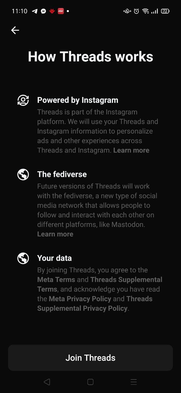 Trải nghiệm nhanh mạng xã hội Threads của Mark Zuckerberg, ứng dụng cạnh tranh trực tiếp với Twitter - Ảnh 1. Trải nghiệm nhanh mạng xã hội Threads của Mark Zuckerberg, ứng dụng cạnh tranh trực tiếp với Twitter - Ảnh 1.