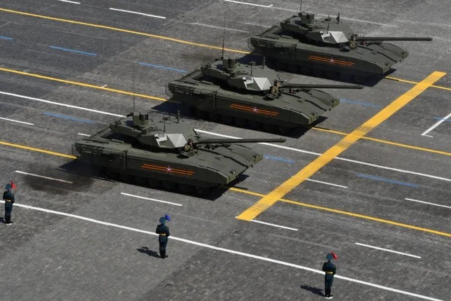 Hãng tin RIA: Nga sử dụng xe tăng chiến đấu T-14 ở Ukraine - Ảnh 1. Hãng tin RIA: Nga sử dụng xe tăng chiến đấu T-14 ở Ukraine - Ảnh 1.