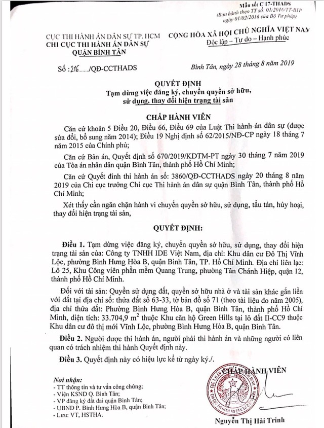 Người mua nhà dự án Green Town Bình Tân lâm vào thế khó - Ảnh 1. Người mua nhà dự án Green Town Bình Tân lâm vào thế khó - Ảnh 1.