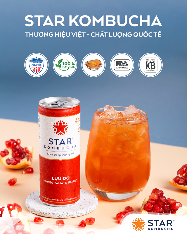 Vì một Việt Nam khỏe mạnh cùng Star Kombucha - Ảnh 1. Vì một Việt Nam khỏe mạnh cùng Star Kombucha - Ảnh 1.