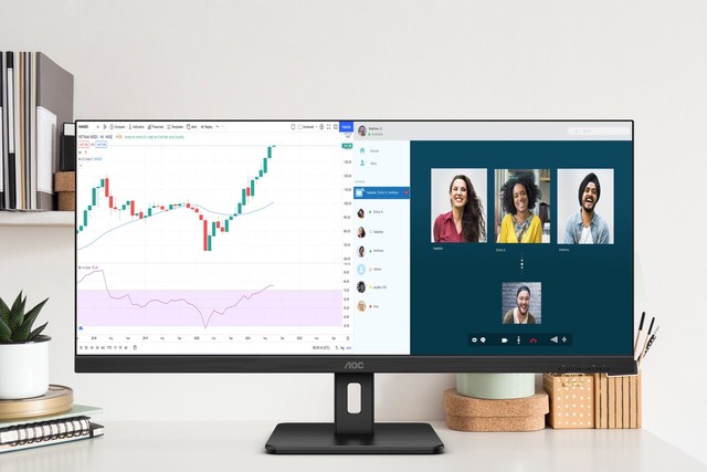 Màn hình Trading Q34E2A Khớp lệnh chuẩn cho nhà đầu tư - Ảnh 1. Màn hình Trading Q34E2A Khớp lệnh chuẩn cho nhà đầu tư - Ảnh 1.
