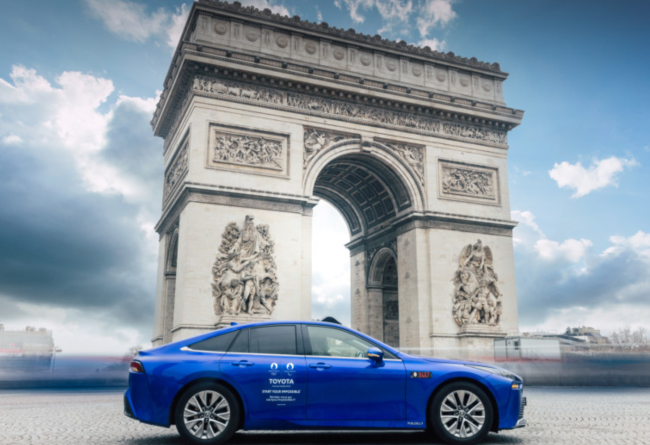 Lý do xe Toyota dùng nhiên liệu hydro bị phản đối tại Thế vận hội Paris 2024- Ảnh 1. Lý do xe Toyota dùng nhiên liệu hydro bị phản đối tại Thế vận hội Paris 2024- Ảnh 1.