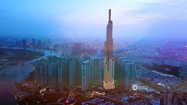 Chùm ảnh: Toàn cảnh toà nhà 81 tầng cao nhất Việt Nam trước ngày khai trương ở Sài Gòn - Ảnh 1. Chùm ảnh: Toàn cảnh toà nhà 81 tầng cao nhất Việt Nam trước ngày khai trương ở Sài Gòn - Ảnh 1.