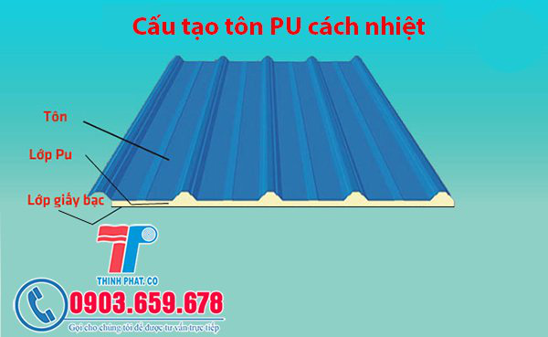 Tôn PU mát mẻ mùa hè, giảm ồn ấm áp mùa đông - Ảnh 1. Tôn PU mát mẻ mùa hè, giảm ồn ấm áp mùa đông - Ảnh 1.