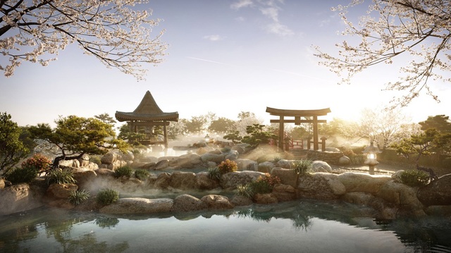 Cận cảnh tổ hợp Onsen 1.000 tỷ trong Ecopark được phát triển bởi 3 “ông lớn” Nhật Bản - Ảnh 1. Cận cảnh tổ hợp Onsen 1.000 tỷ trong Ecopark được phát triển bởi 3 “ông lớn” Nhật Bản - Ảnh 1.