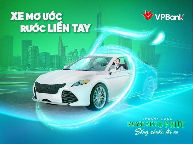 Vay VPBank mua ô tô lãi suất 8,8%/năm, phê duyệt trong 5 phút - Ảnh 1. Vay VPBank mua ô tô lãi suất 8,8%/năm, phê duyệt trong 5 phút - Ảnh 1.