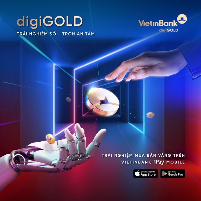 Triển khai mua bán vàng (digiGOLD) trên ứng dụng số VietinBank iPay Mobile- Ảnh 1. Triển khai mua bán vàng (digiGOLD) trên ứng dụng số VietinBank iPay Mobile- Ảnh 1.