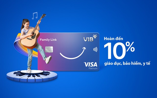 Thẻ tín dụng VIB Family Link sẽ giảm phí, tăng hoàn điểm thế nào từ ngày 27/04?- Ảnh 1. Thẻ tín dụng VIB Family Link sẽ giảm phí, tăng hoàn điểm thế nào từ ngày 27/04?- Ảnh 1.